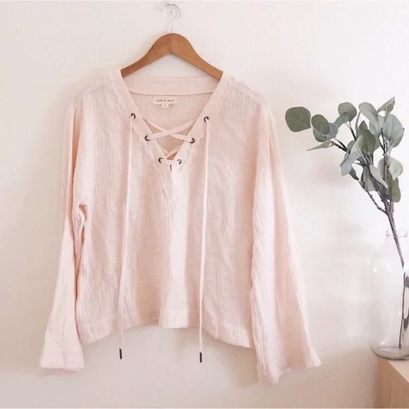 NWOT Cloth & Stone Anthropologie Beach Pullover - Picture 5 of 5